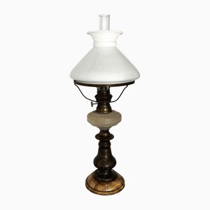 19th Century Stone Oil Lamp