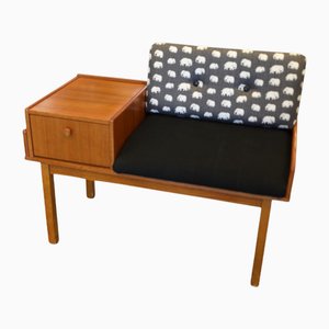 Banc d'Entrée en Lin Elefant par Estrid Ericson pour Svenskt Tenn, 1960s