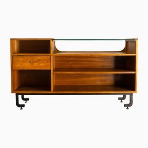 Modernes spanisches Mid-Century Sideboard mit Display, 1970