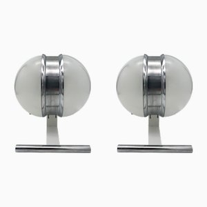 Reggiani zugeschriebene Wandlampen, 1970er, 2er Set