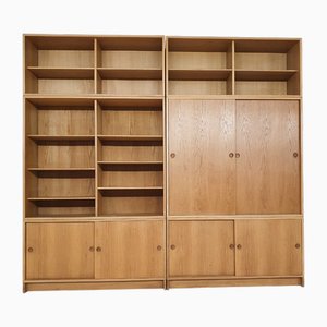 Light Oak Cabinet attributed to Borge Mogensen for Karl Andersson, Denmark, 1950s