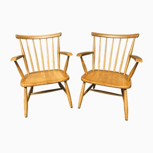 Fauteuils attribués à Bengt Åkerblom & Gunnar Eklöf, 1950s, Set de 2