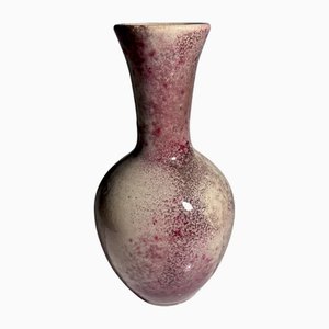 Vaso Art Deco in ceramica con smalto sangue di bue, Germania, anni '30