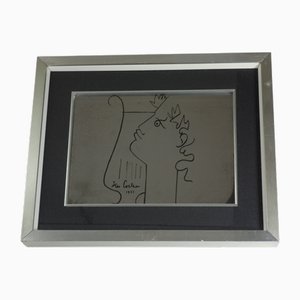 Jean Cocteau, Orpheus, Serigraph, 1950s, Framed