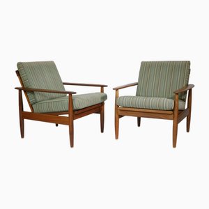 Teak Armchairs, 1960s, Set of 2