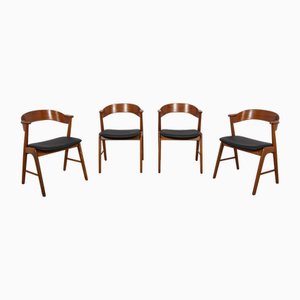 Mid-Century Danish Teak Chairs from Korup Stolefabrik, Denmark, 1960s, Set of 4