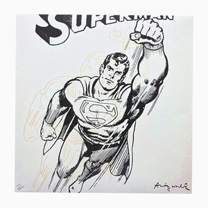 After Andy Warhol, Superman Black and White, 1980s, Print