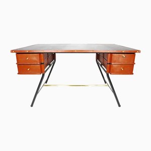 Scrivania vintage di Jacques Adnet, 1950