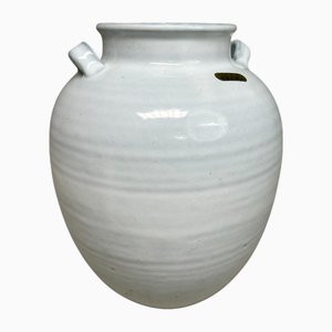 Minimalist Hagi-Yaki Ikebana Vase, 1970s