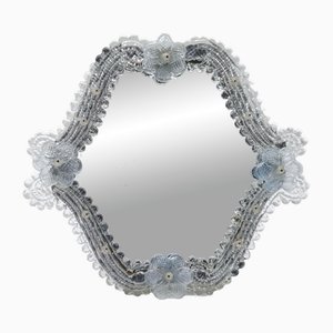 Murano Glass Table Mirror attributed to Barovier & Toso., Italy, 1950s