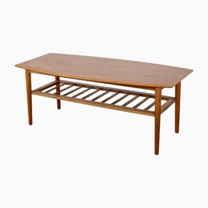 Table Basse Mid-Century en Teck, 1960s