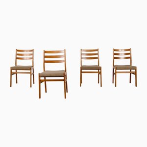 Mid-Century Esszimmerstühle aus Teak, 1960er, 4 . Set