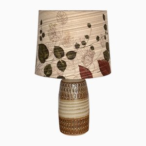 Table Lamp with Ceramic Base by Einar Johansen for Søholm, 1960s