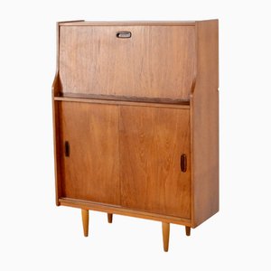 Segretario Mid-Century in teak, Danimarca, anni '60