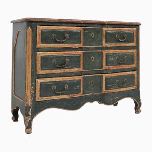 Vintage Painted Wooden Crossbow Chests of Drawers, 1920