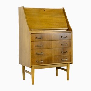 Mid-Century Modern Danish Teak Secretary, 1960s