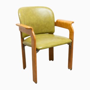 Beech Bridge Chair in Green by Bruno Rey for Dietiker, 1960s