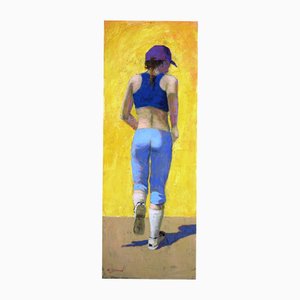 Renato Criscuolo, Return Jogging, 2000s, Oil on Canvas