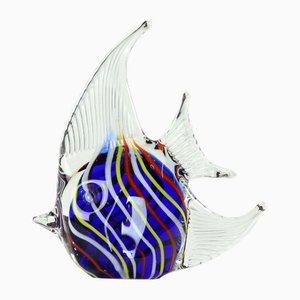 Statue Poisson en Verre, Tchécoslovaquie, 1960s