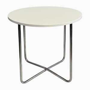 Bauhaus Round Chrome Table by Vichr a Spol, 1930s