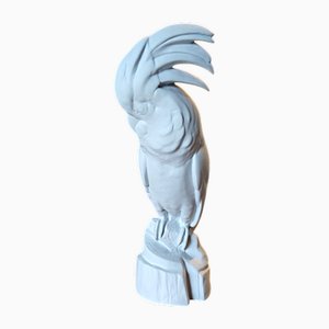 Cacatúa de porcelana blanca de Edouard Marcel Sandoz, 2001