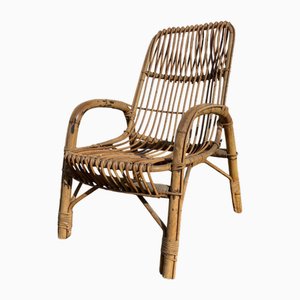 Rattan Armchair in Rattan
