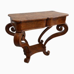 Antique Walnut Console Table