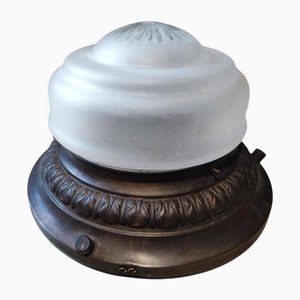 Plafonnier Art Nouveau en Laiton, 1890s
