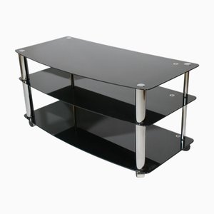 Cassettiera in vetro, anni '80