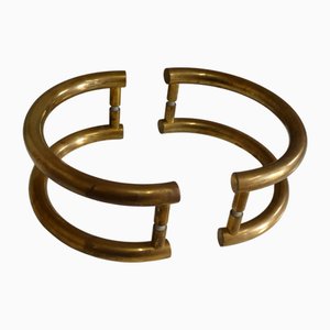Maniglie in ottone, 1970, set di 2