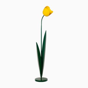 Lampadaire Tulip Jaune par Mike Bliss & Peter Bliss