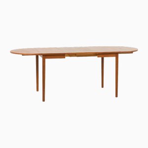 Mesa abatible danesa vintage de teca, años 60