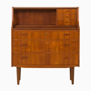 Secrétaire Mid-Century en Teck, Danemark, 1960s