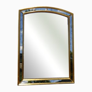 Vintage Belgian Mirror with Gilt Beadings, 1960s