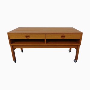 Commode à Tiroirs enroulable par Rud Thygesen & Johnny Sorensen pour Hansen & Guldborg Furniture, Danemark, 1960s