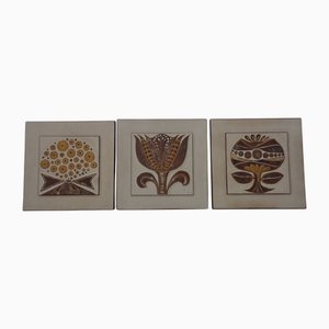 Rea Ceramic Wall Plaques from Ceramano, 1960s, Set of 3