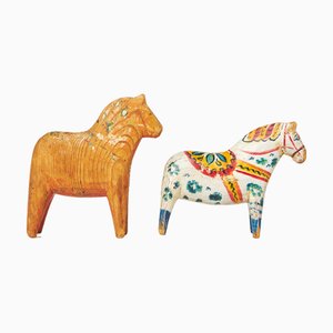 Swedish Dala Horses, 1880s