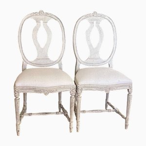 Gustavian Chairs, Set of 2