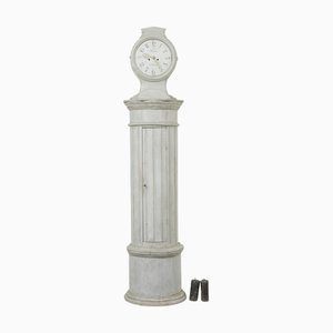 Antique Swedish Painted Long Case Clock, 1837