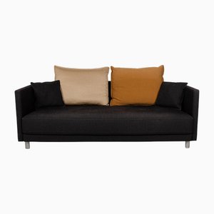 Onda 2-Seater Sofa in Dark Grey Fabric from Rolf Benz