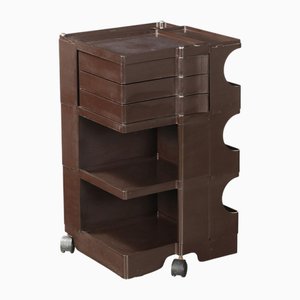 Schwarzer Boby Trolley von Joe Colombo für Bieffeplast