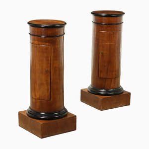 Empire Column Nightstands, Set of 2