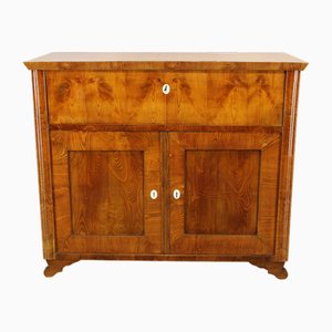 Cabinet with Writing Top in Walnut Finish, Former Czechoslovakia, 1930s