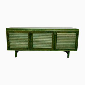 Grünes Vintage Holz Sideboard von Asko, 1970er