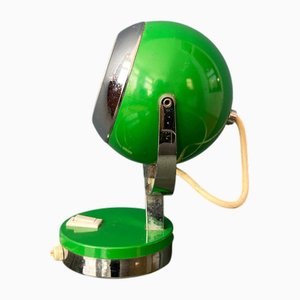 Vintage Space Age Green Eyeball Table Lamp