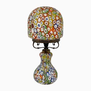Italian Handblown Millefiori Murano Glass Table Lamp, 1960s