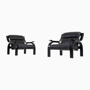 Woodline Armchairs by Marco Zanuso for Arflex, 1960s, Set of 2