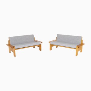 Fir Sofas, 1970s, Set of 2