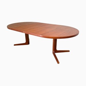 Large Vintage Teak Dining Table, 1960s