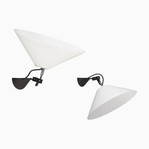 Aggregato Wall Lamps by Enzo Mari for Artemide, 1970s, Set of 2